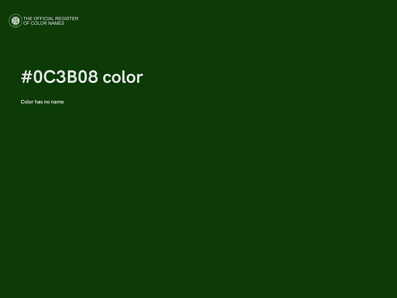 #0C3B08 color image