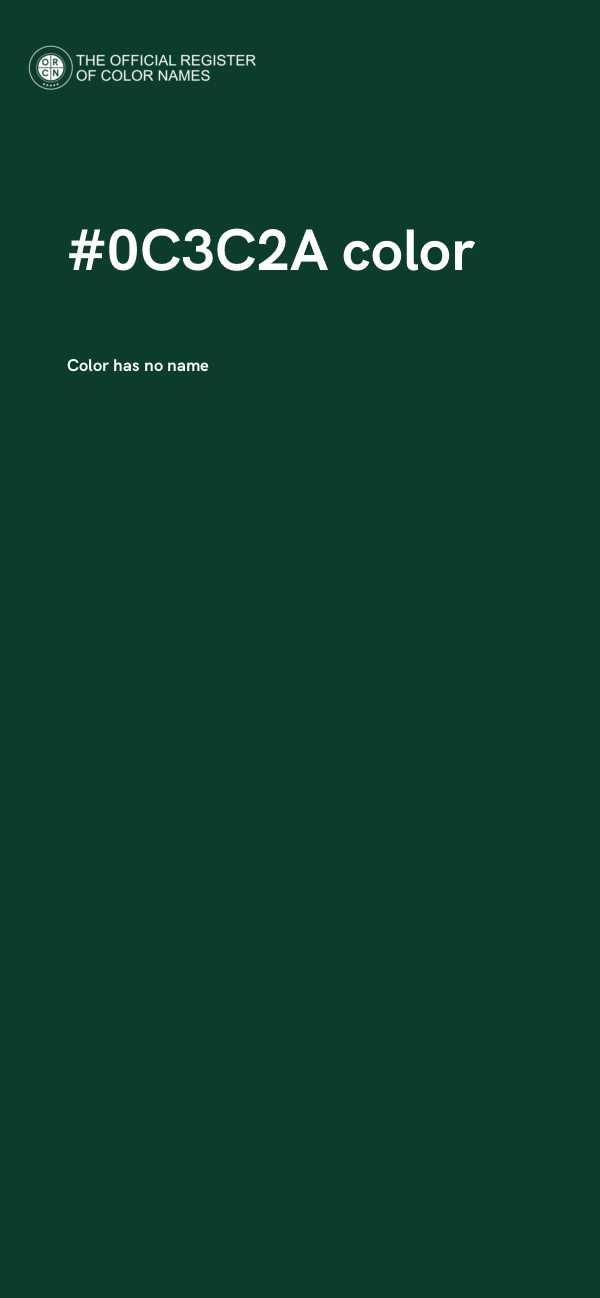 #0C3C2A color image
