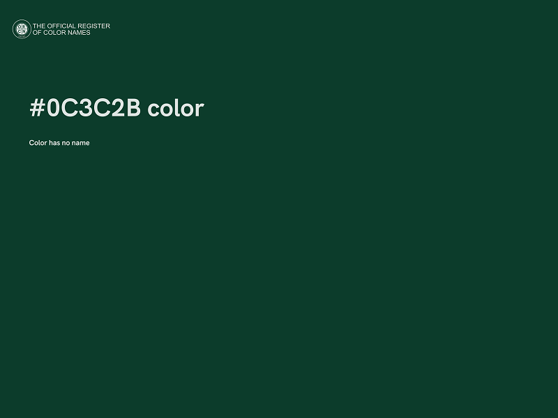 #0C3C2B color image