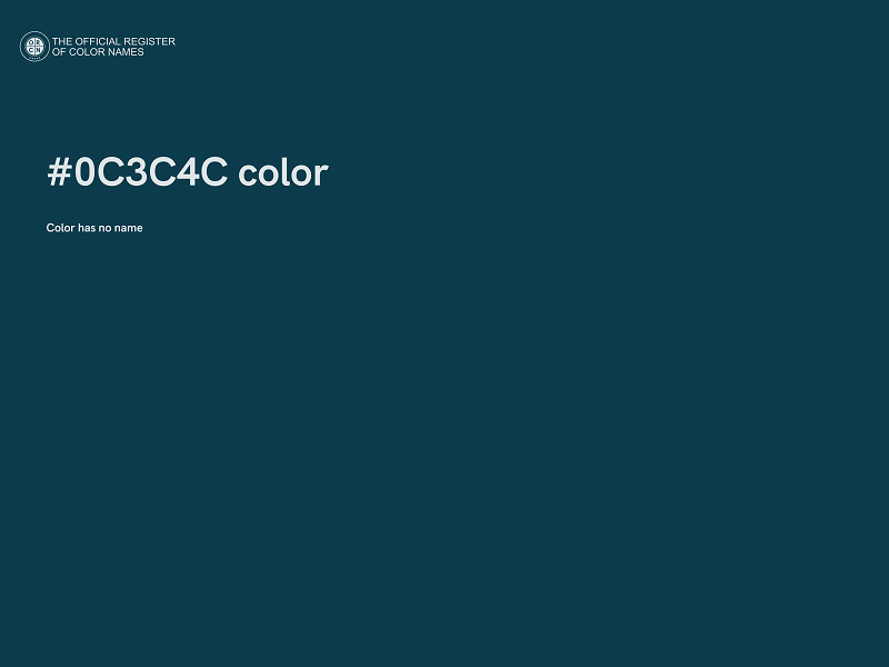 #0C3C4C color image