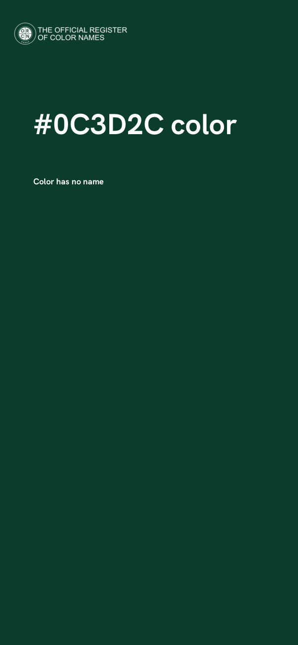 #0C3D2C color image