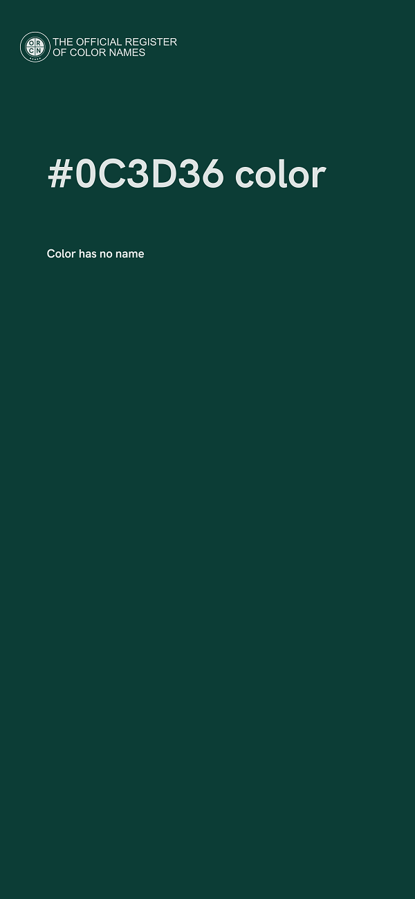 #0C3D36 color image