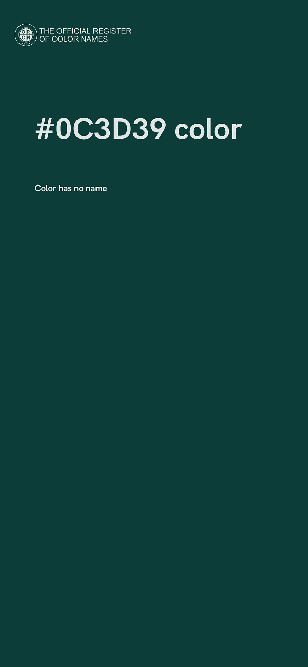 #0C3D39 color image