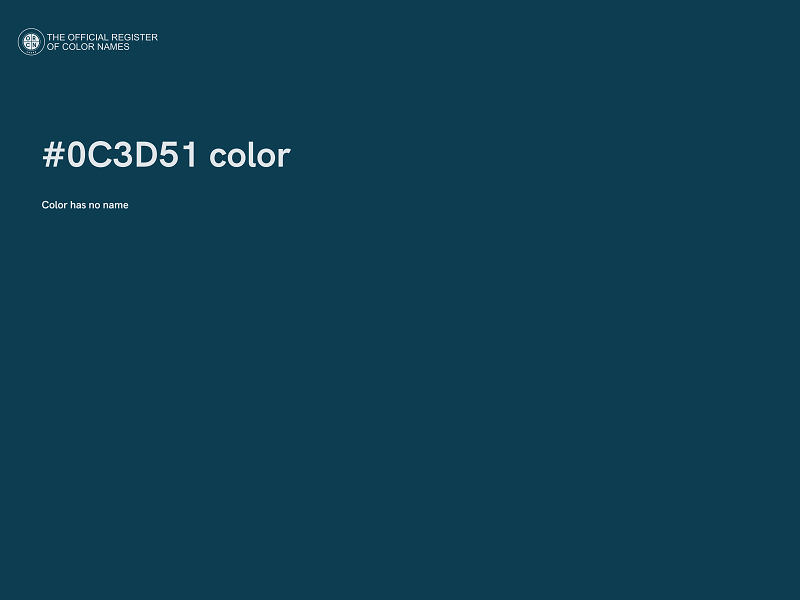 #0C3D51 color image