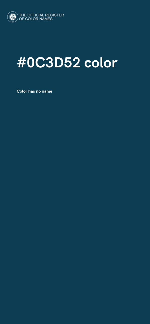 #0C3D52 color image