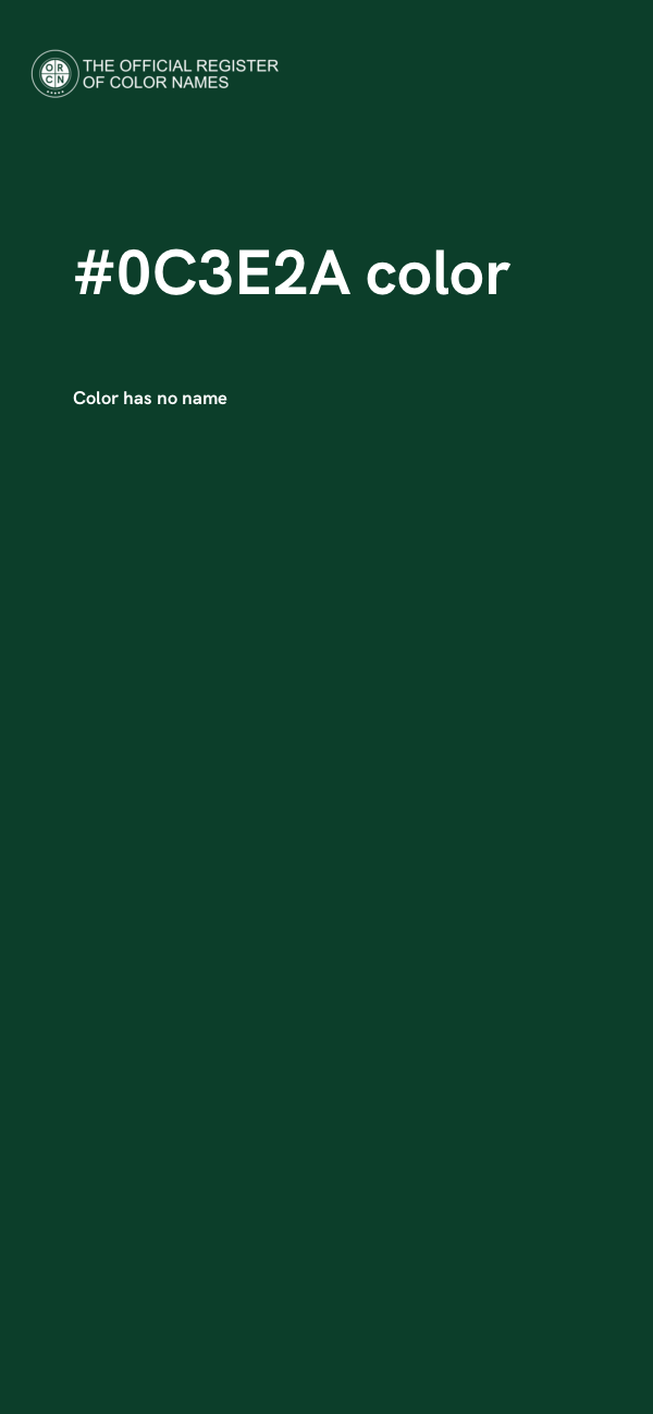 #0C3E2A color image