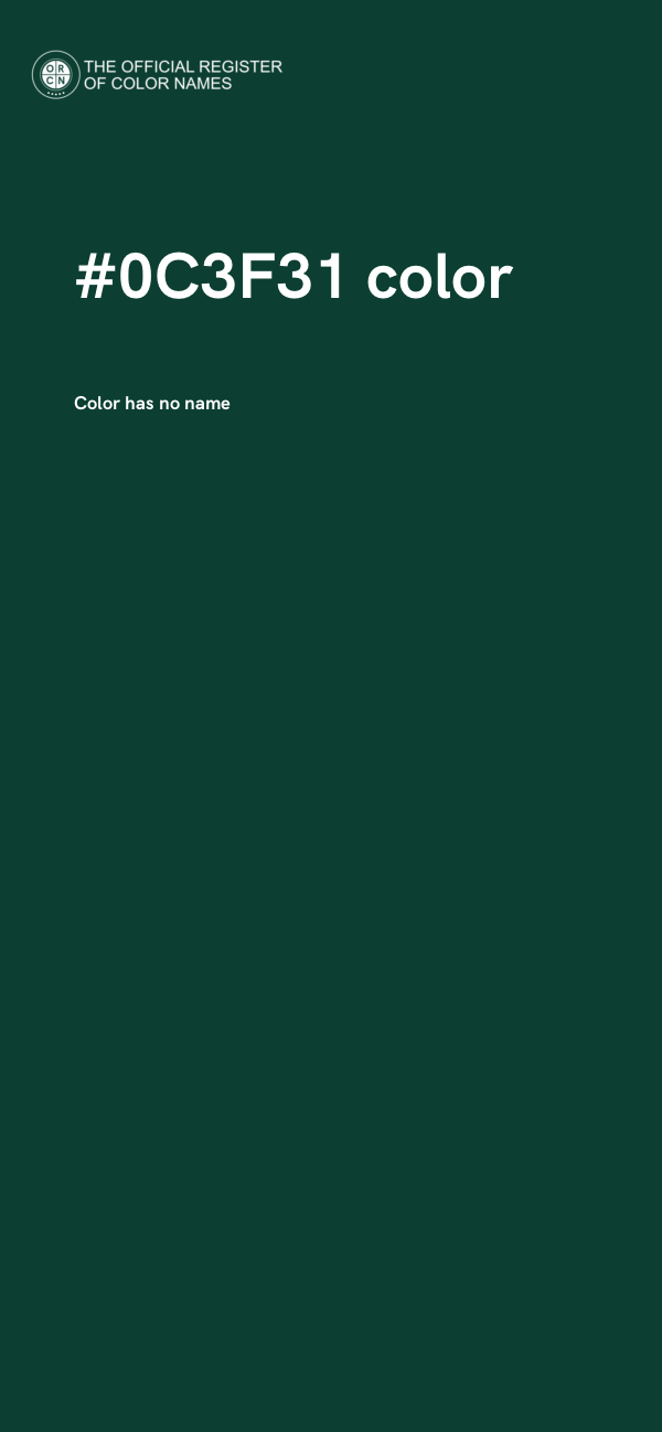 #0C3F31 color image