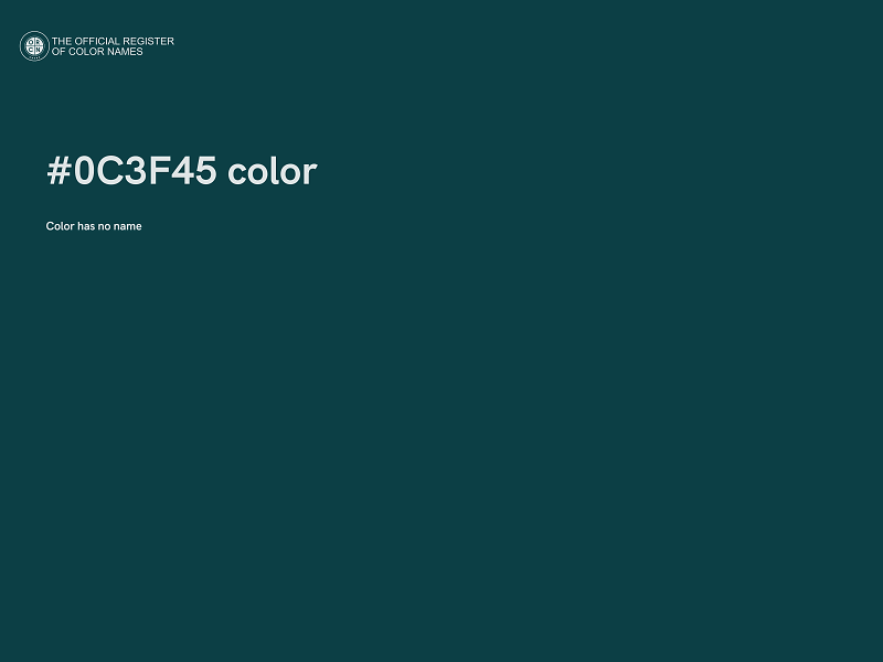 #0C3F45 color image