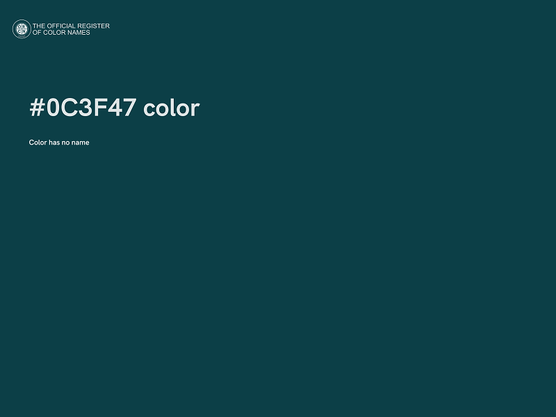 #0C3F47 color image