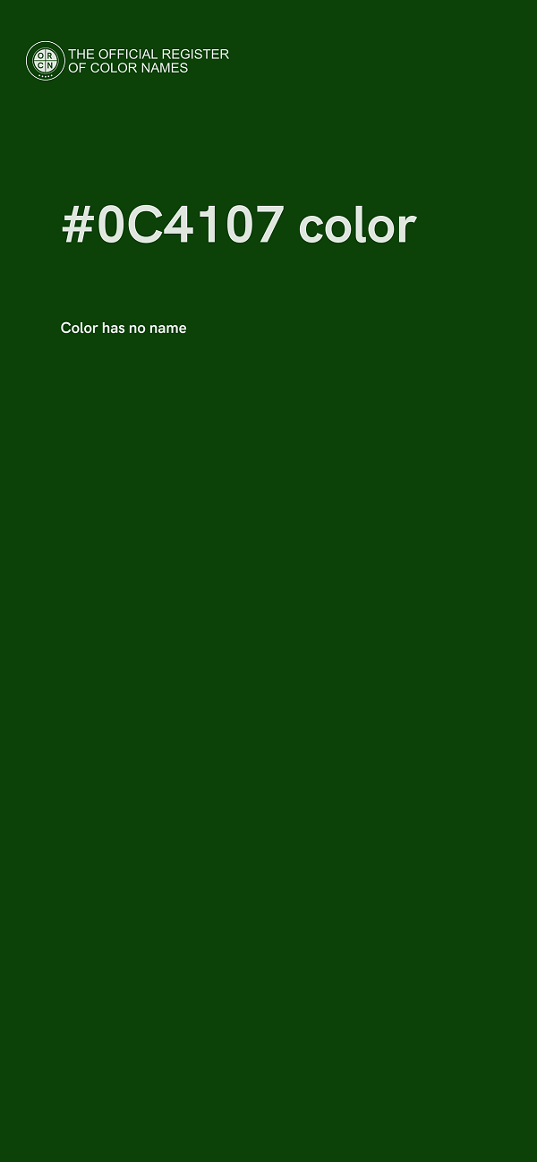 #0C4107 color image