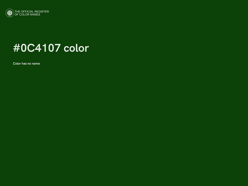 #0C4107 color image