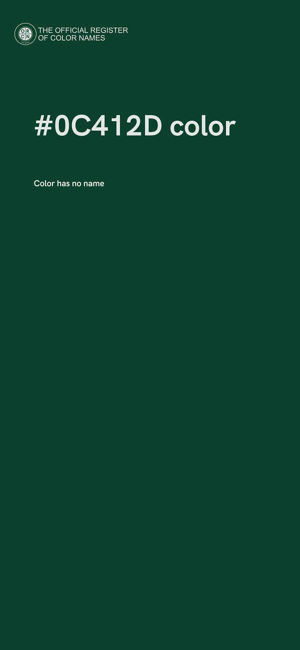 #0C412D color image