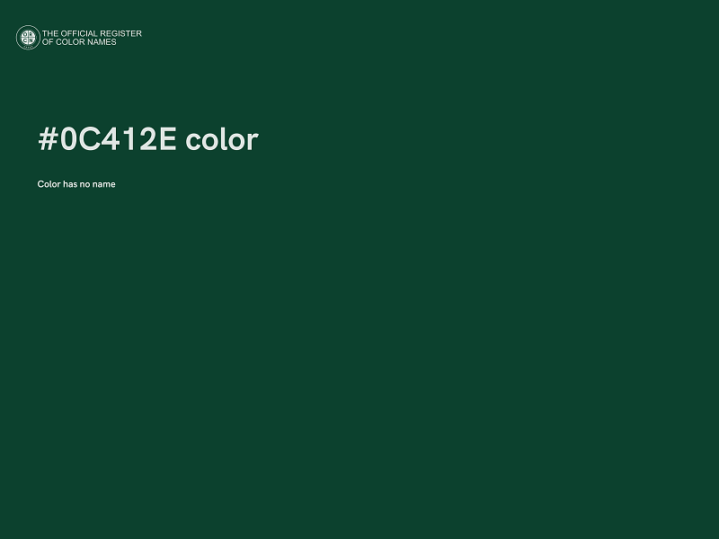 #0C412E color image