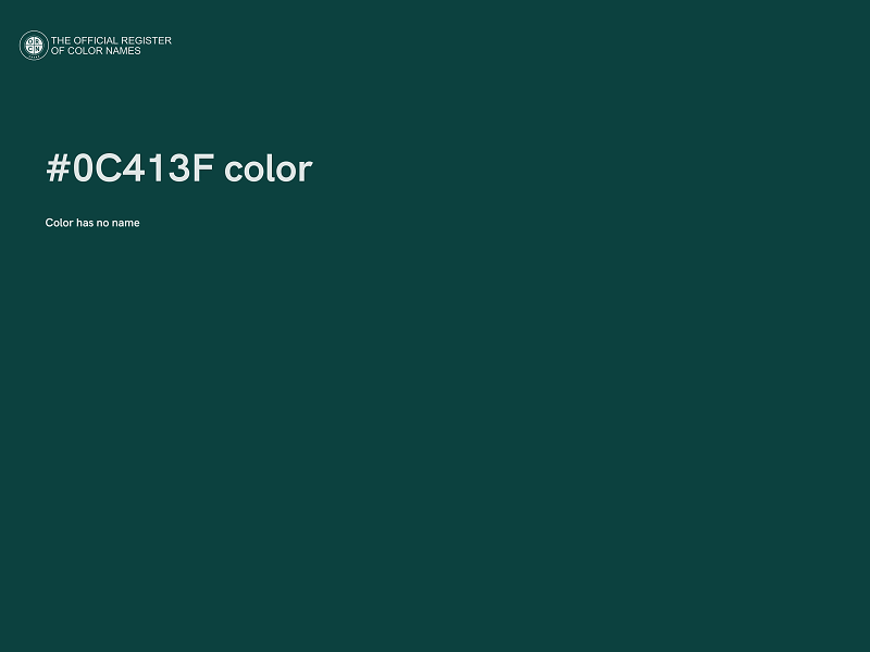 #0C413F color image