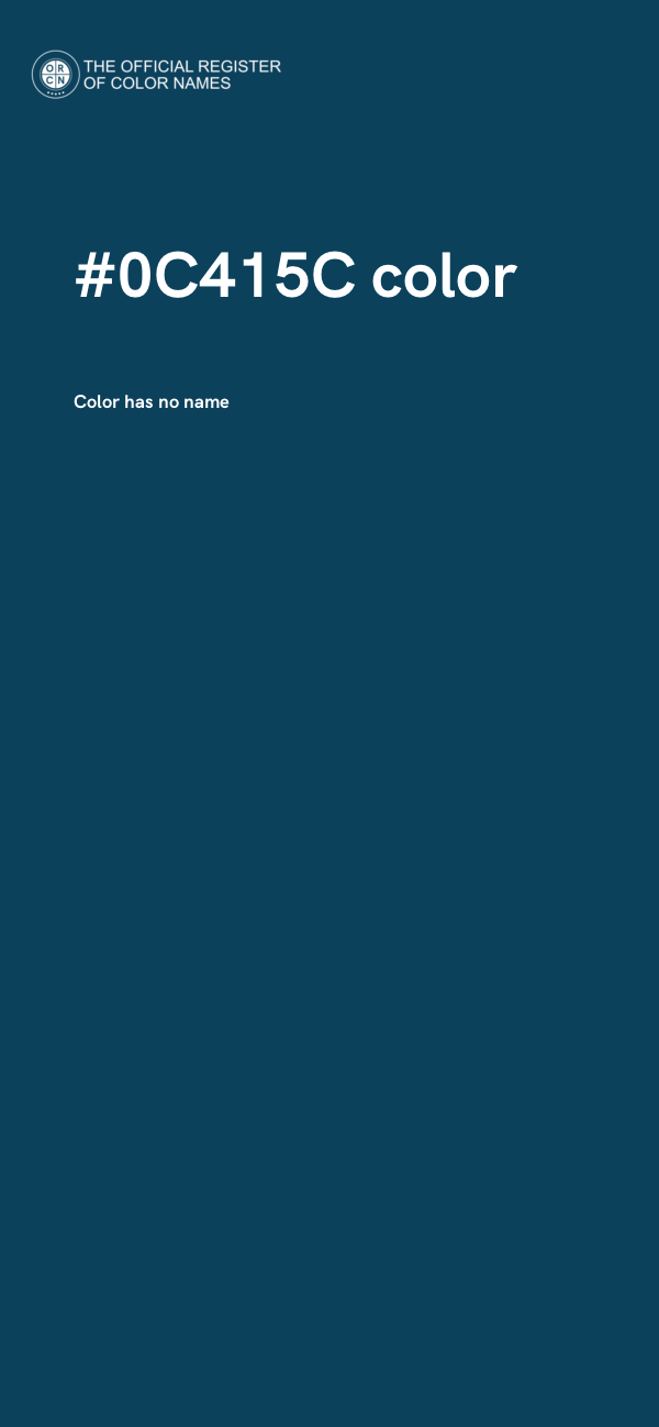 #0C415C color image