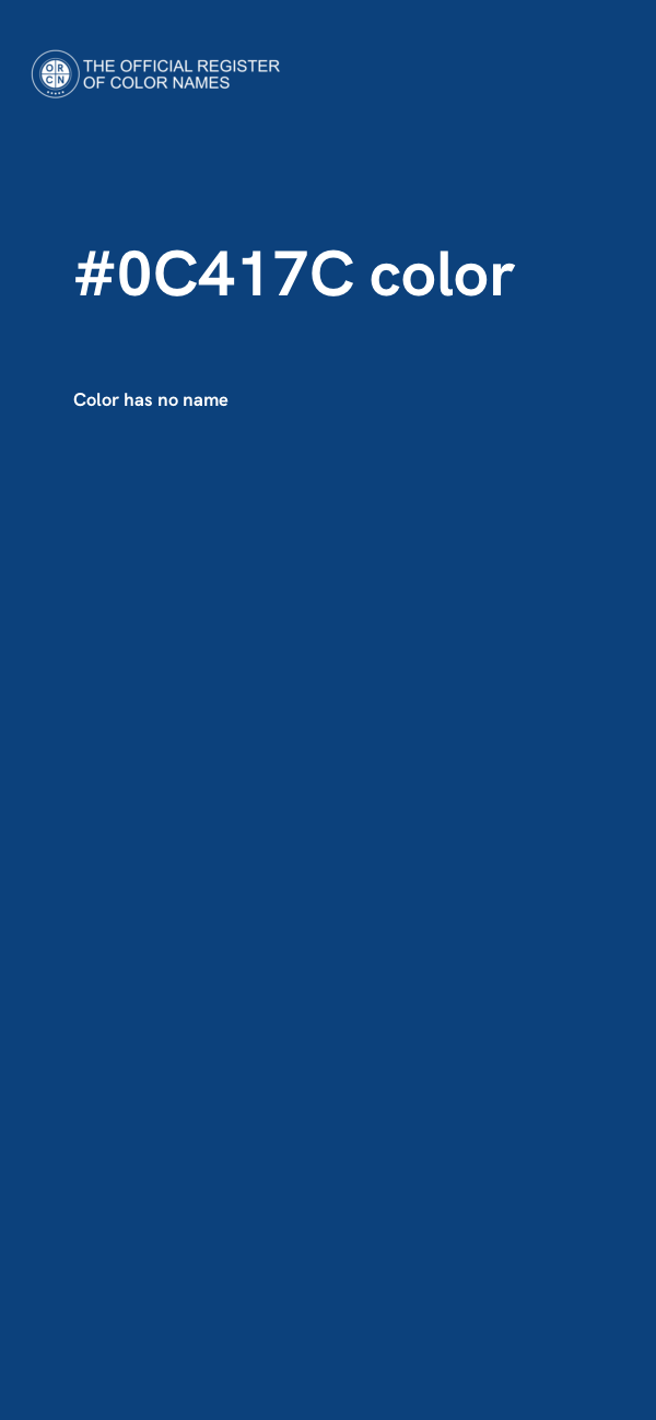 #0C417C color image