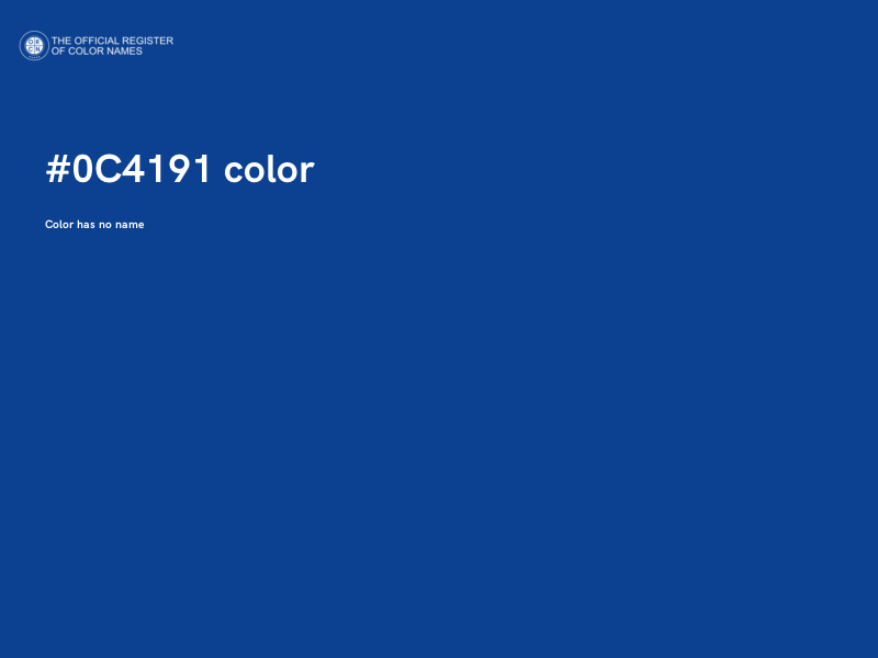 #0C4191 color image