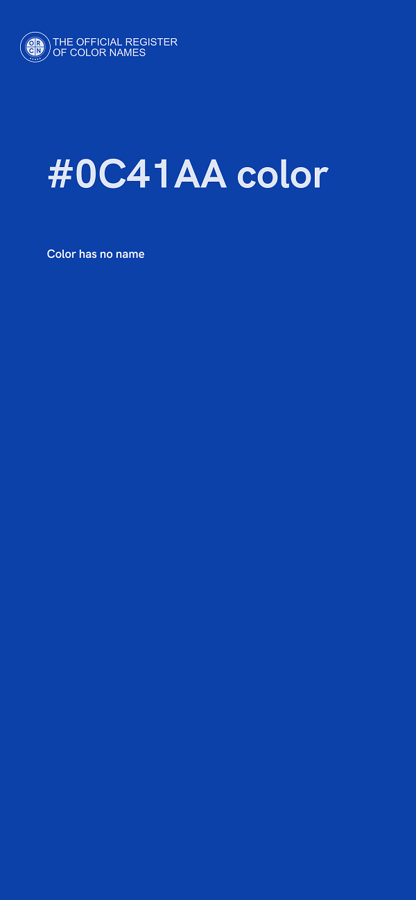 #0C41AA color image