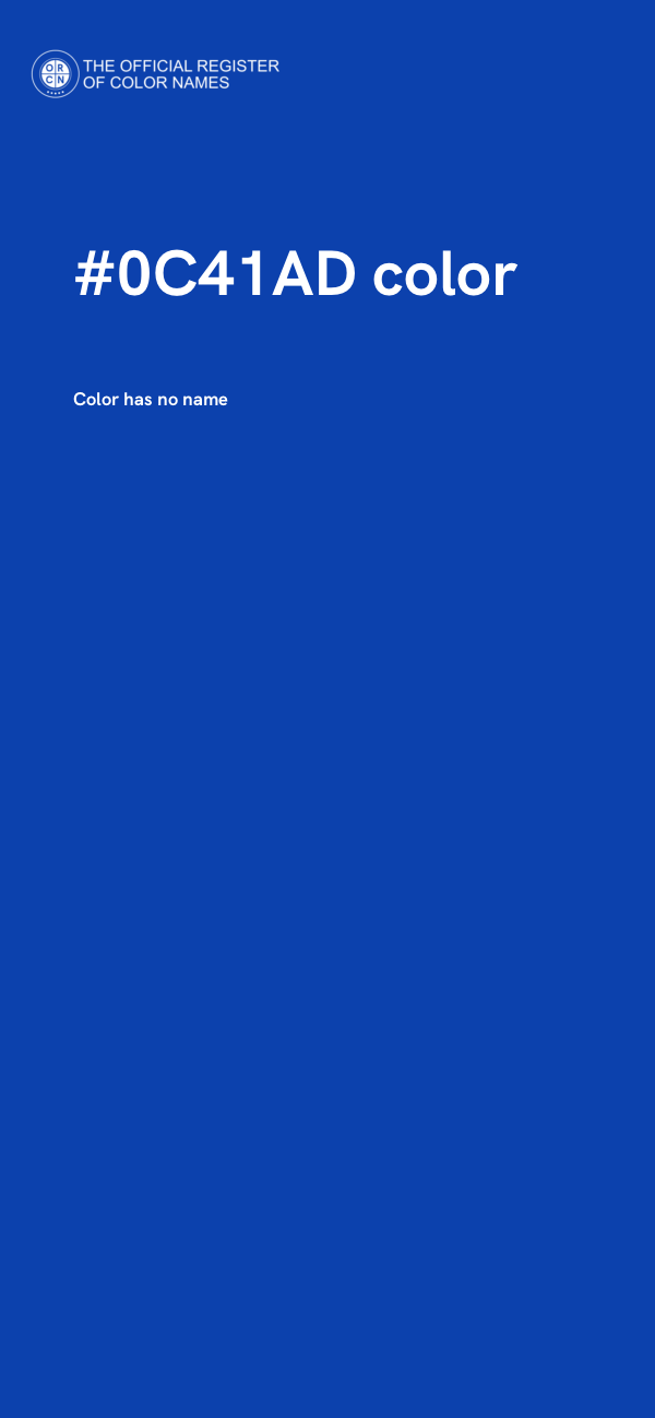 #0C41AD color image