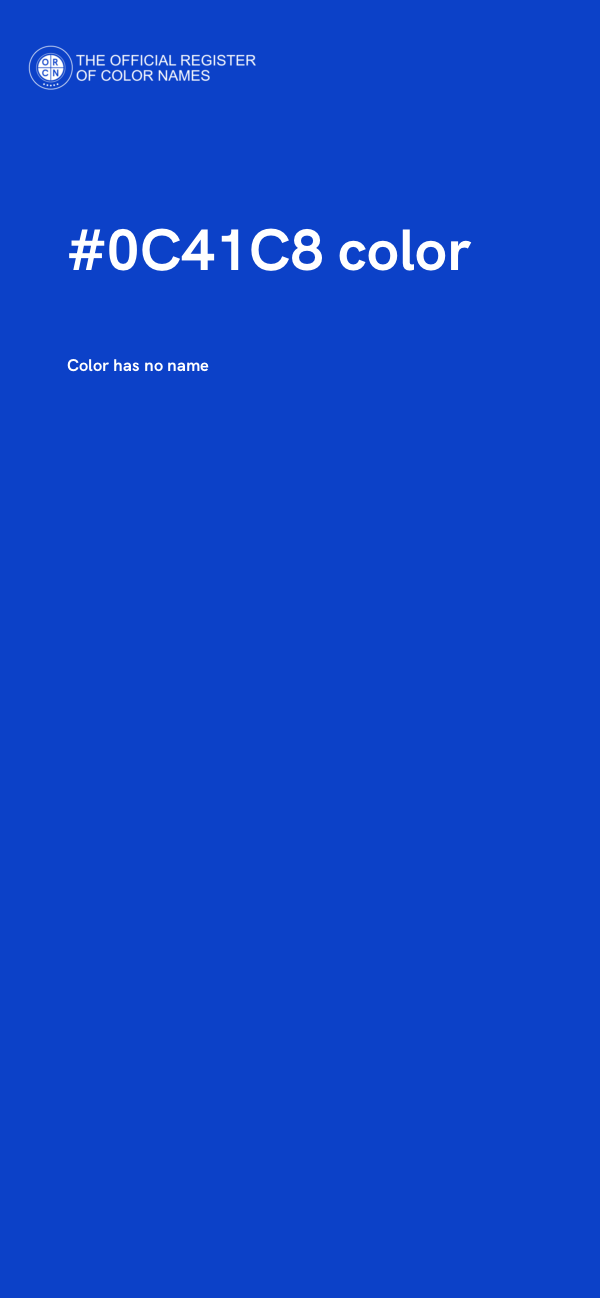 #0C41C8 color image