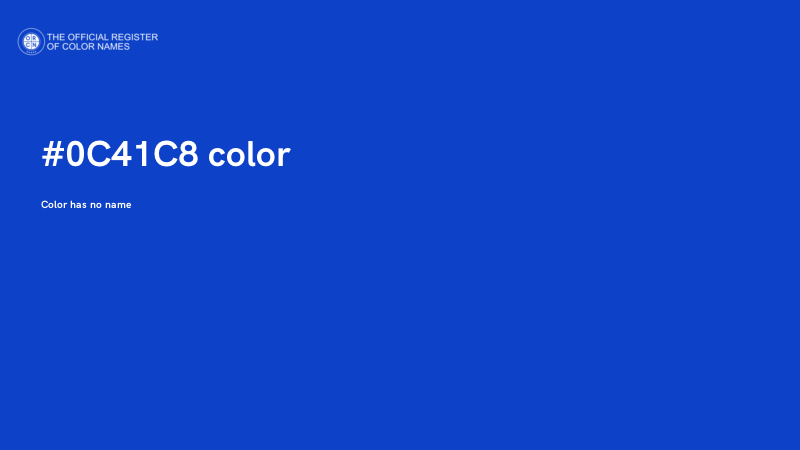 #0C41C8 color image