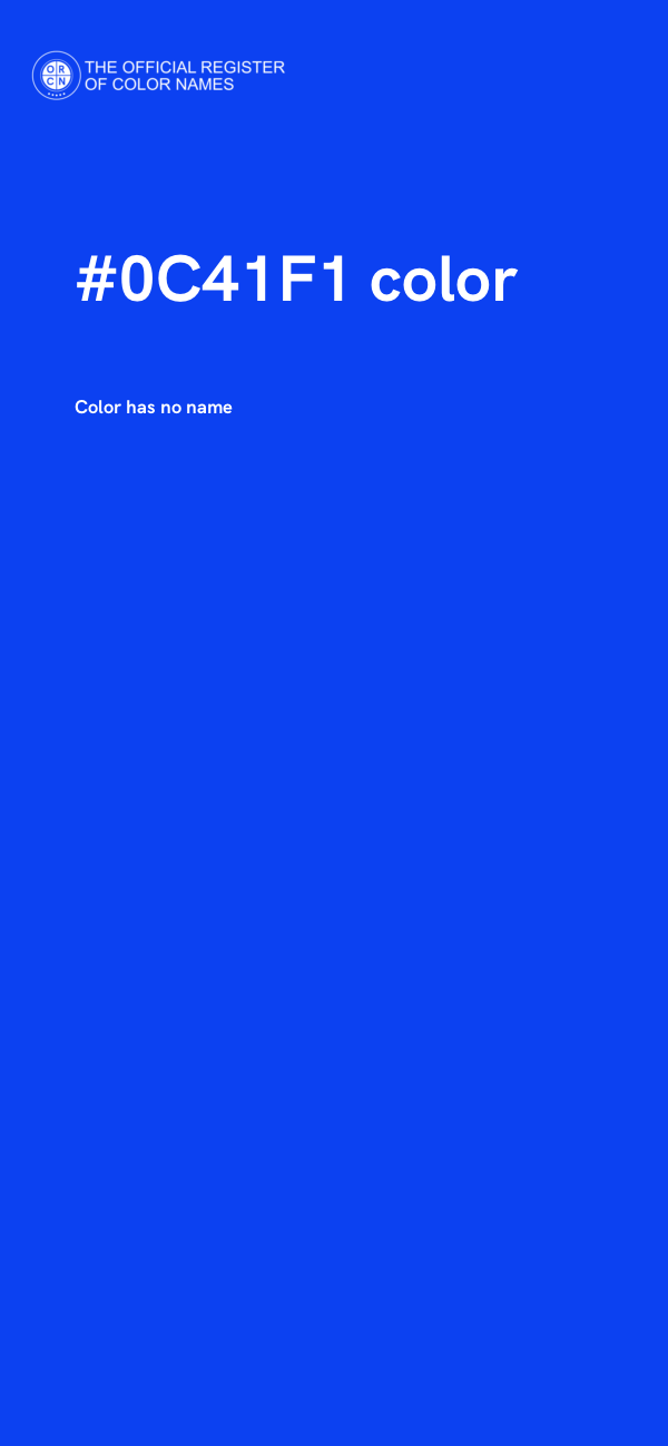 #0C41F1 color image