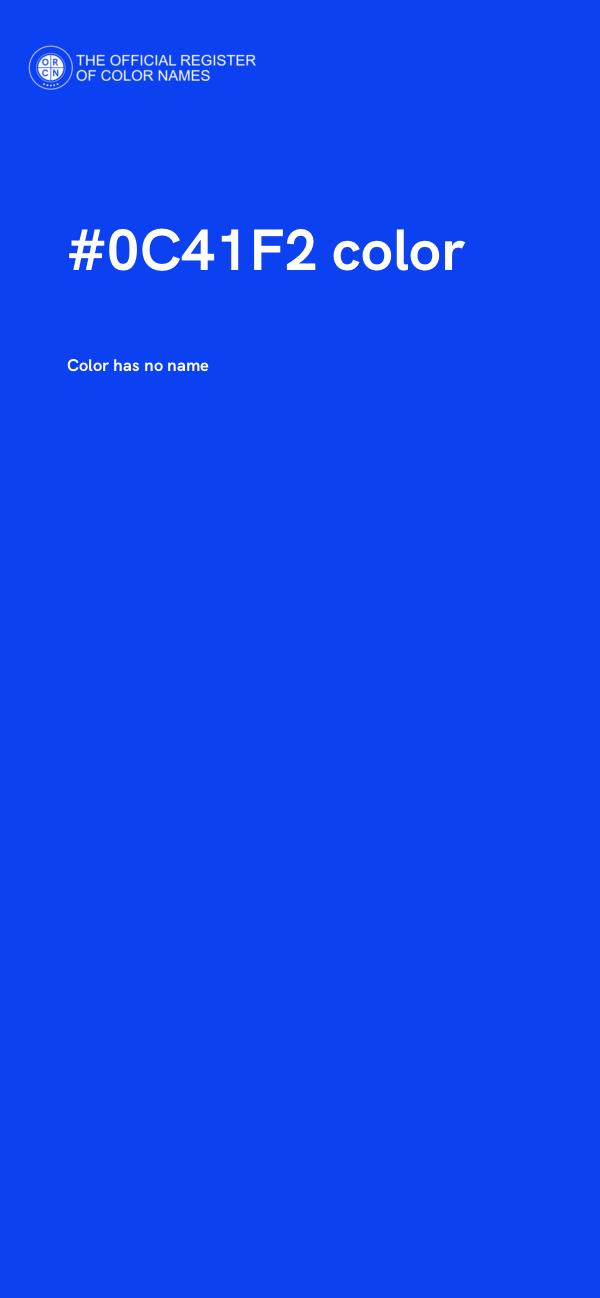 #0C41F2 color image