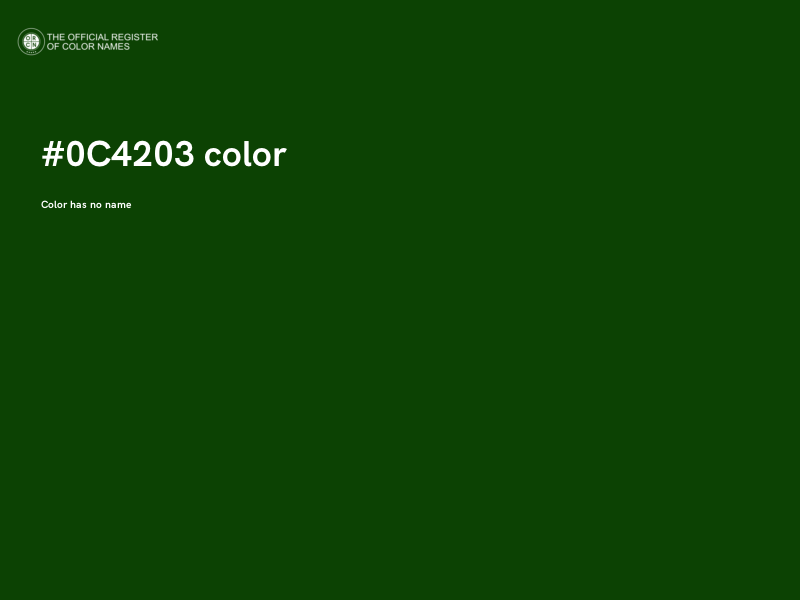 #0C4203 color image