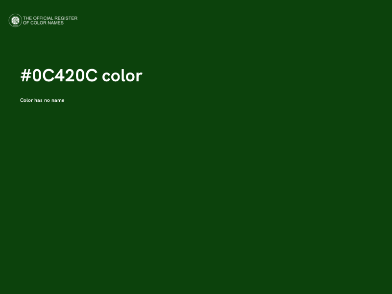 #0C420C color image