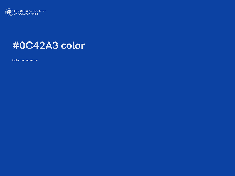 #0C42A3 color image
