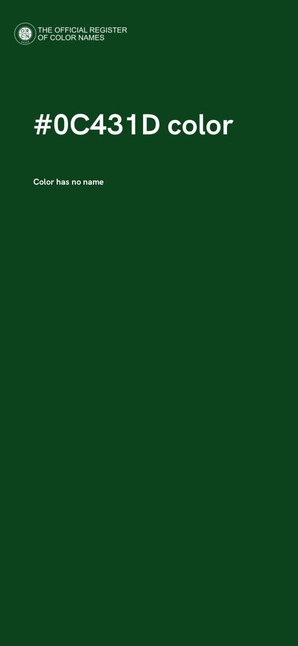 #0C431D color image