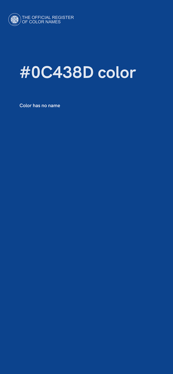 #0C438D color image