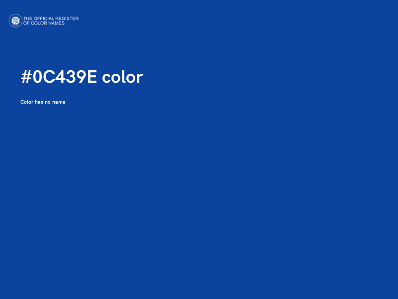 #0C439E color image