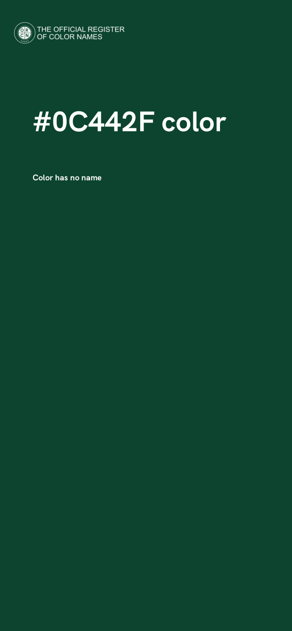 #0C442F color image