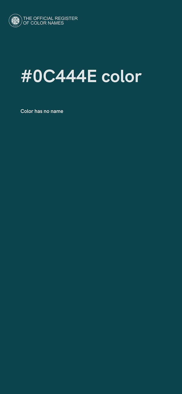 #0C444E color image