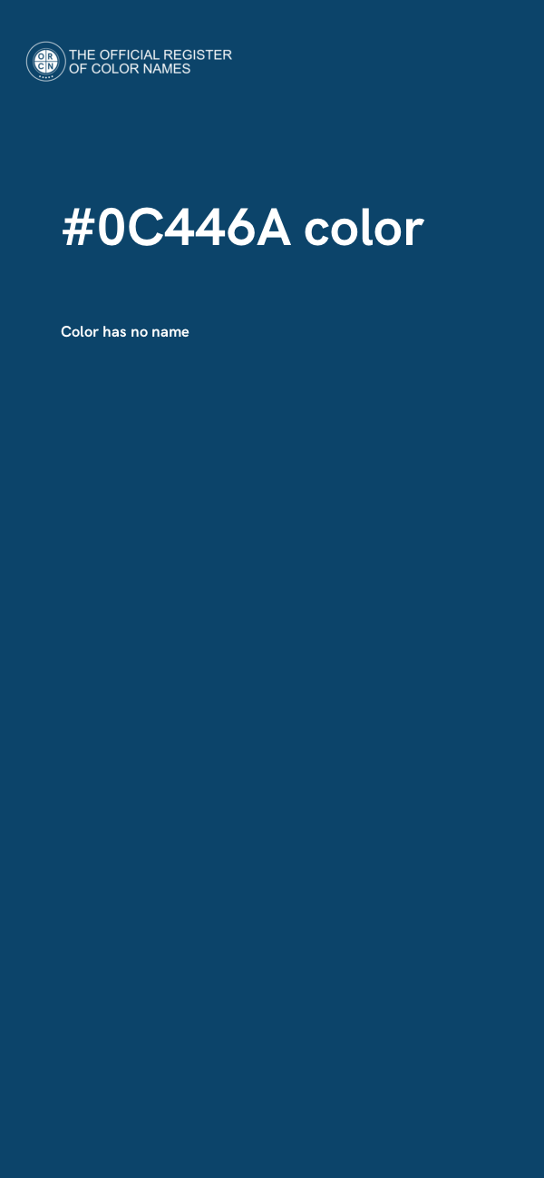 #0C446A color image
