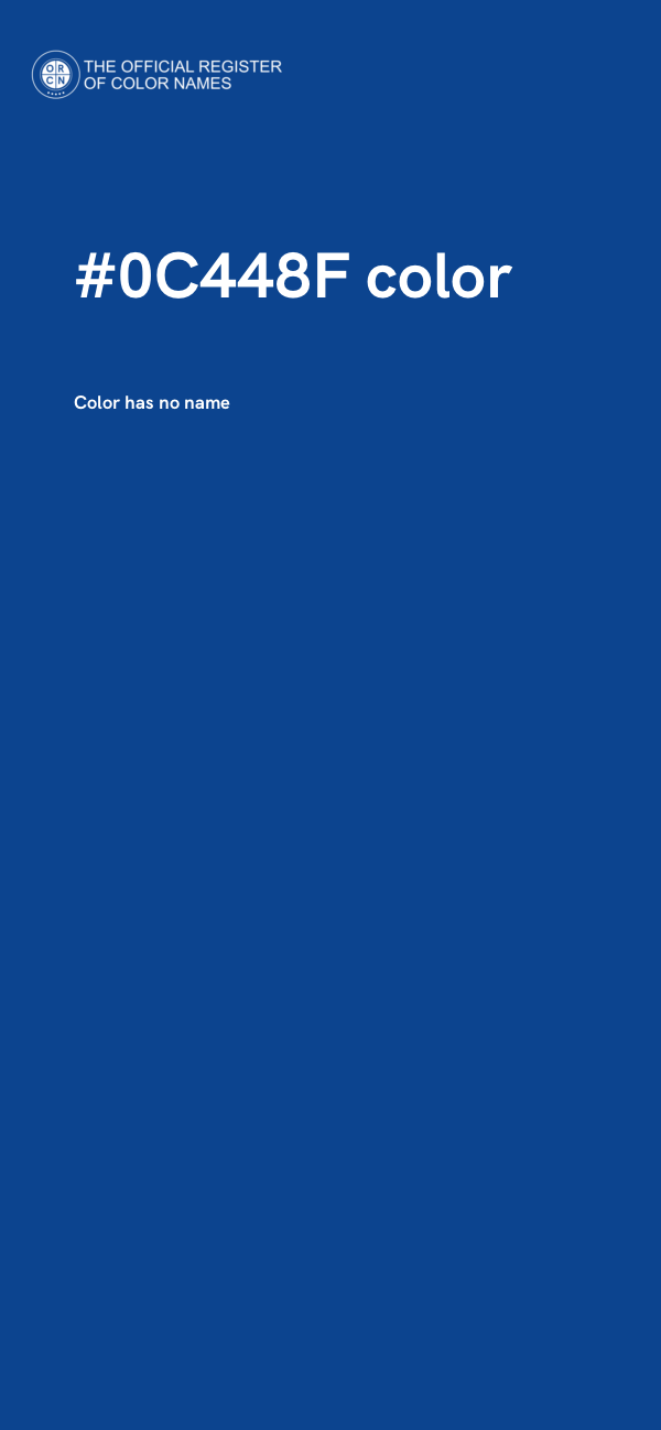 #0C448F color image