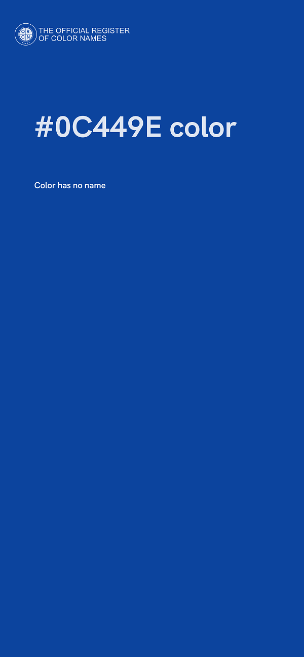 #0C449E color image