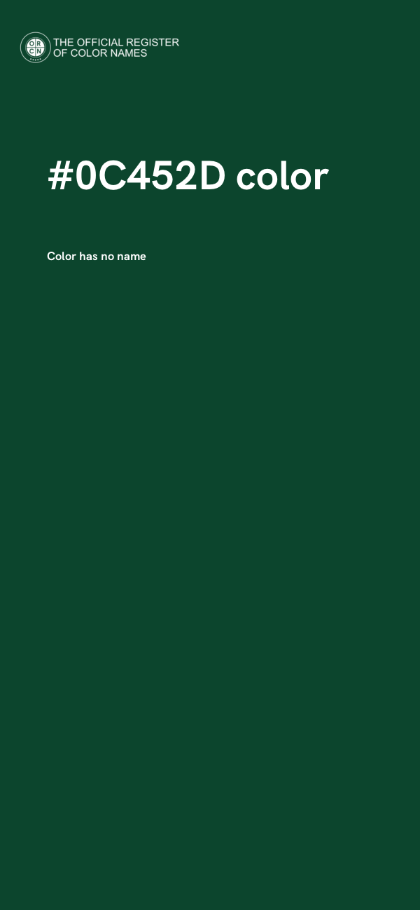 #0C452D color image
