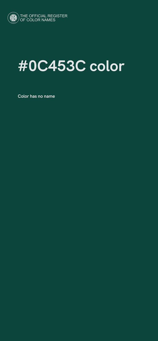 #0C453C color image