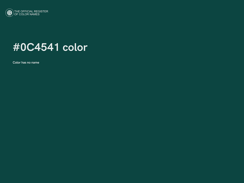 #0C4541 color image