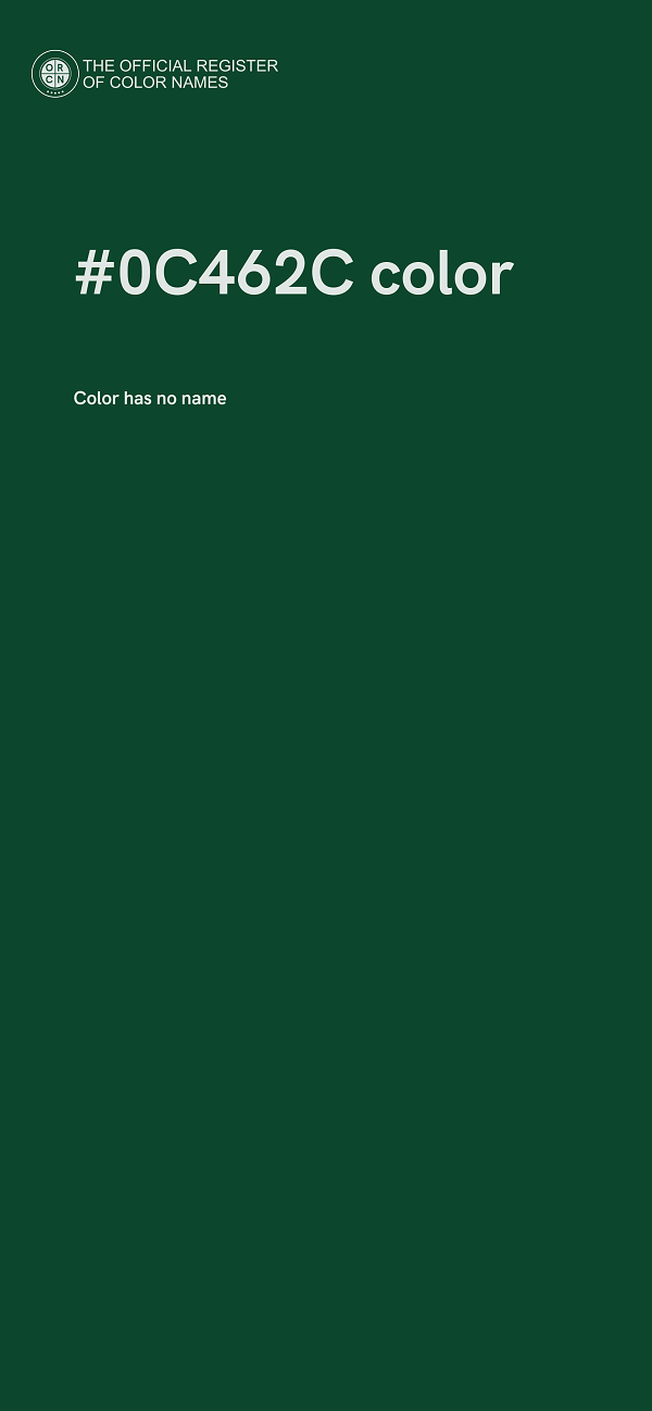 #0C462C color image