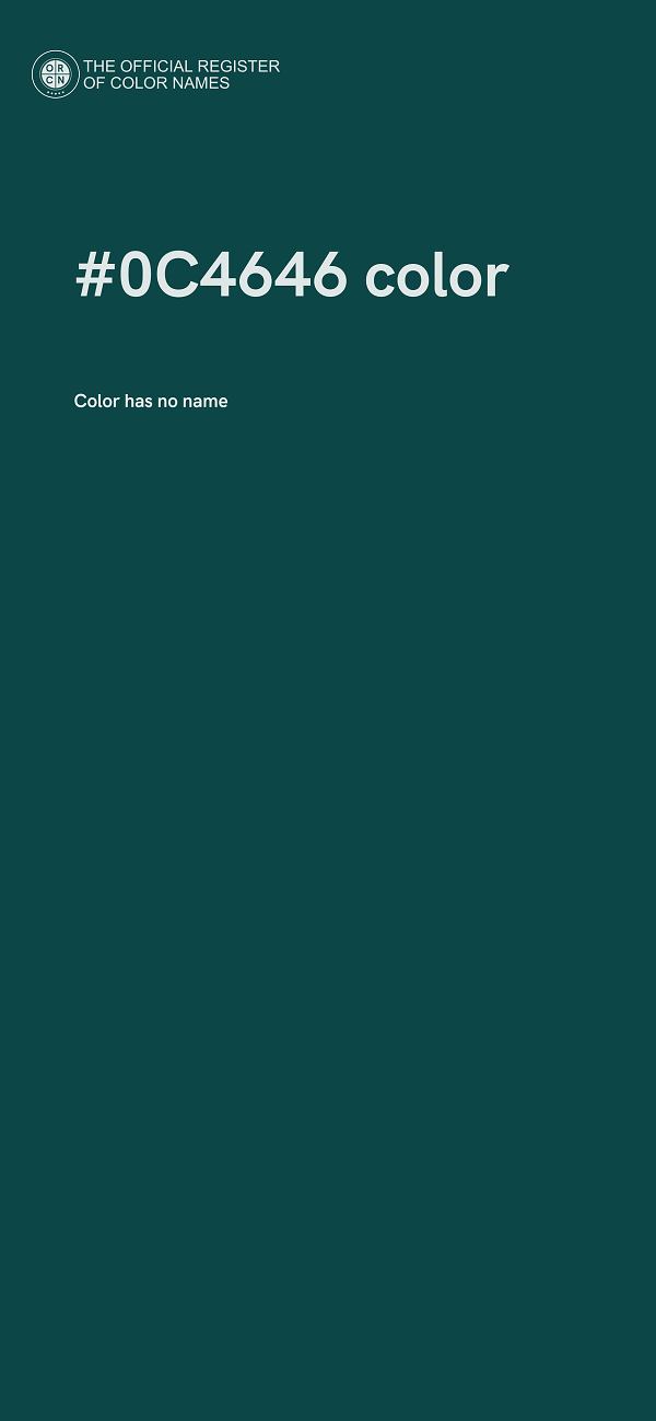 #0C4646 color image