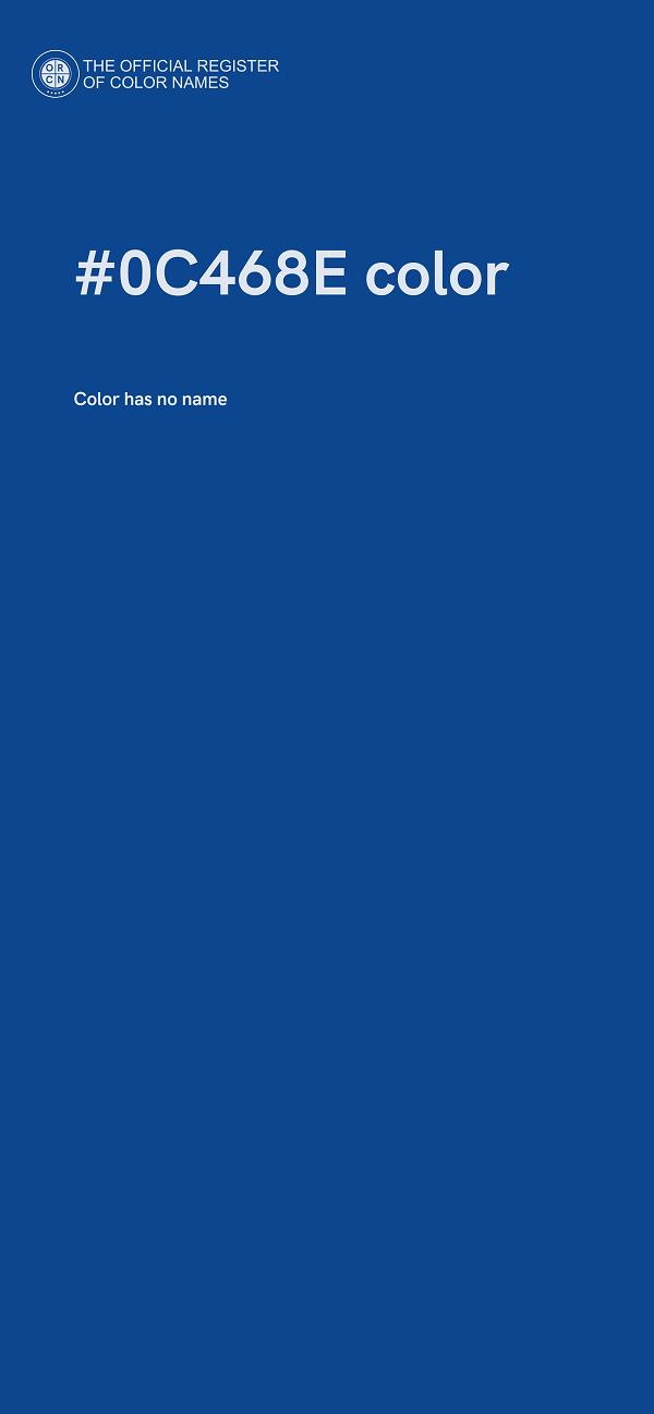 #0C468E color image