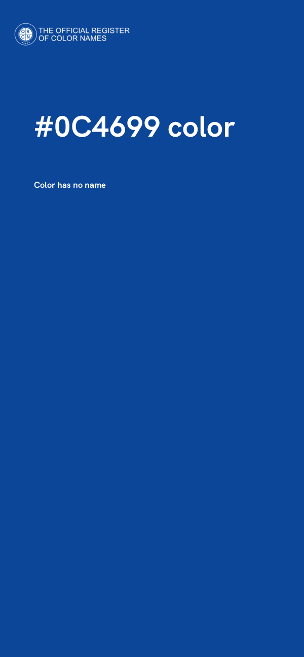 #0C4699 color image