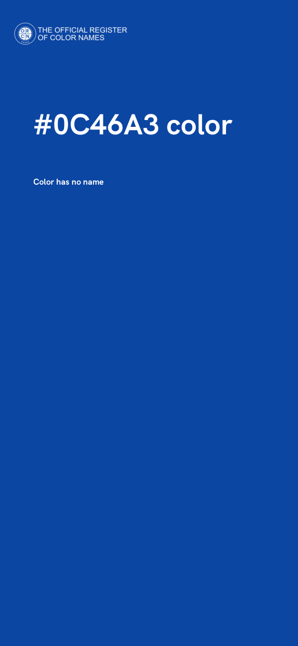 #0C46A3 color image
