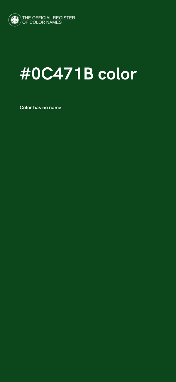 #0C471B color image