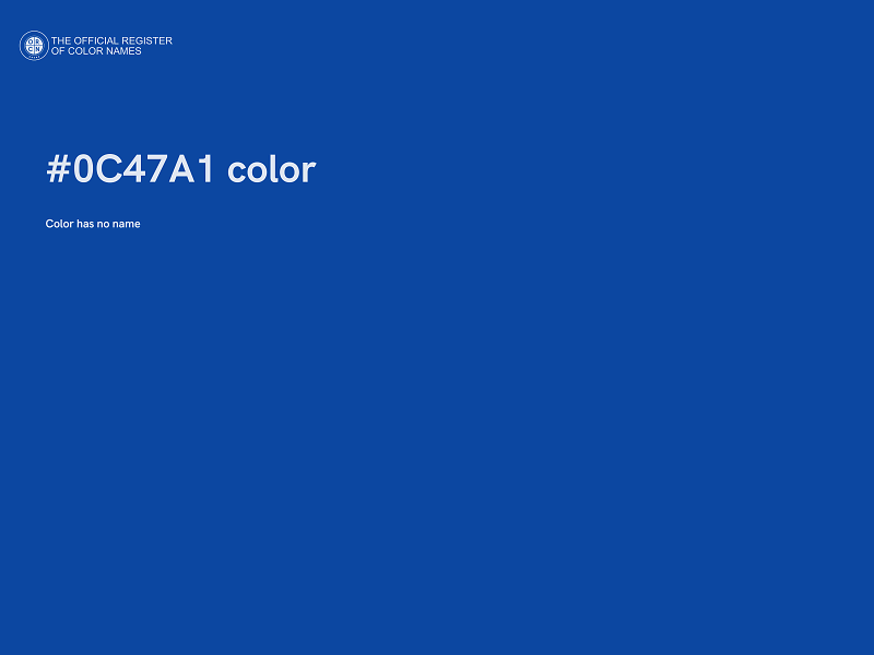 #0C47A1 color image