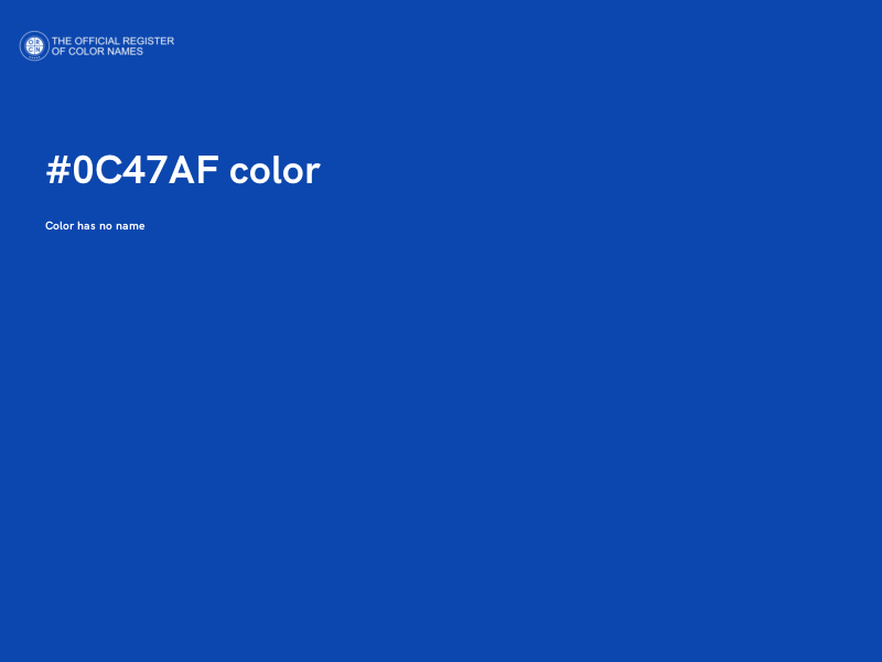 #0C47AF color image