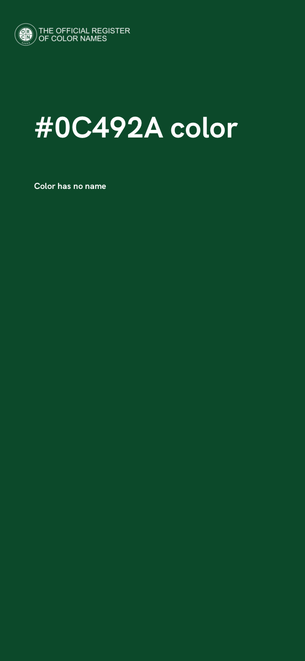 #0C492A color image